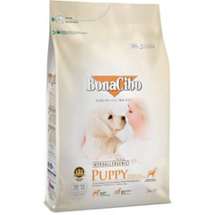 BonaCibo Puppy Chicken&Rice with Anchovy корм для цуценят (курка/рис/анчоуси) - 3 kg